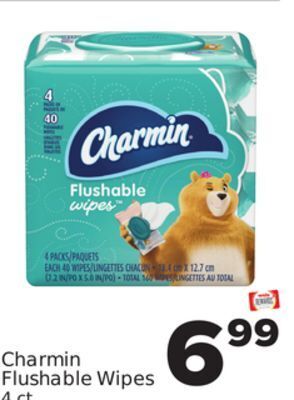 Weis Markets Charmin flushable wipes offer