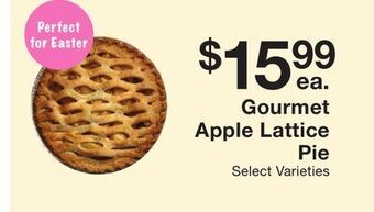 Fairway Store Market Gourmet apple lattice pie offer