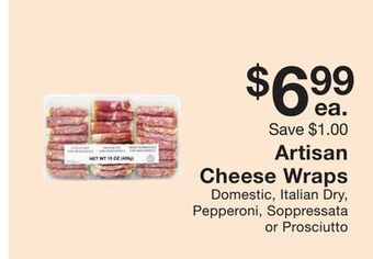 Fairway Store Market Artisan cheese wraps offer