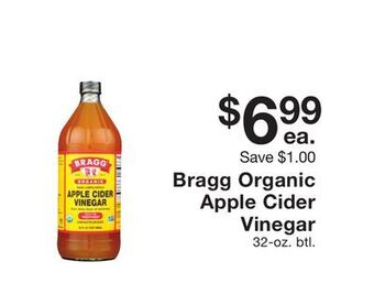 Fairway Store Market Bragg organic apple cider vinegar offer