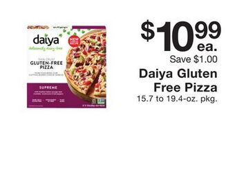 Fairway Store Market Daiya gluten free pizza offer