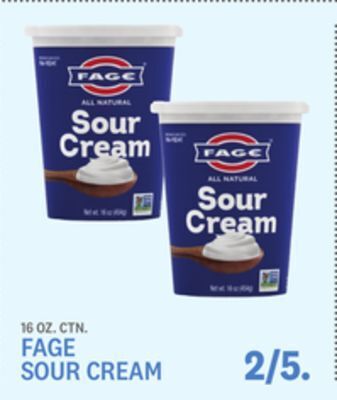 Kings Food Markets Fage sour cream offer