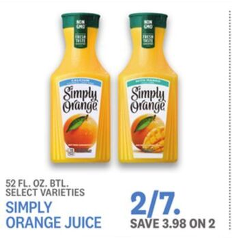 Kings Food Markets Simply orange juice offer