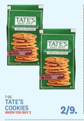 Kings Food Markets Tate's cookies offer