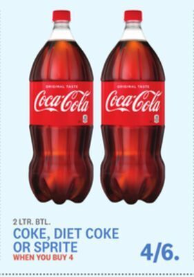 Kings Food Markets Coke, diet coke or sprite offer