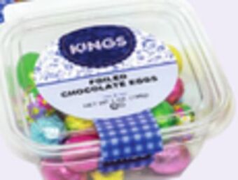 Kings Food Markets Kings chocolate eggs offer
