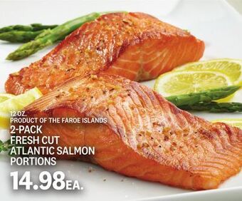 Kings Food Markets 2-pack fresh cut atlantic salmon portions offer