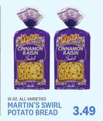 Kings Food Markets Martin's swirl potato bread offer