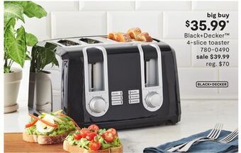 JC Penney Black + decker™ 4-slice toaster offer