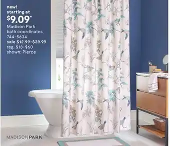 JC Penney Madison park bath coordinates offer