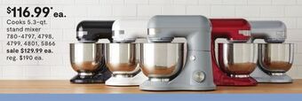 JC Penney Cooks 5.3-qt. stand mixer offer