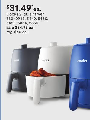 JC Penney Cooks 2-qt. air fryer offer