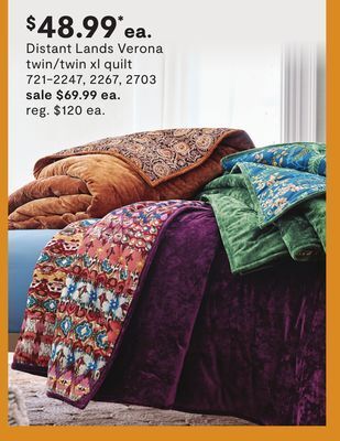 JC Penney Distant lands verona twin/twin xl quilt offer