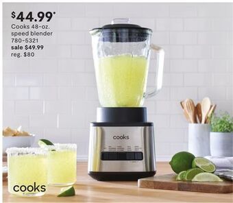 JC Penney Cooks 48-oz. speed blender offer