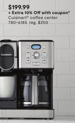 JC Penney Cuisinart® coffee center offer