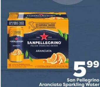 Weis Markets San pellegrino aranciata sparkling water offer
