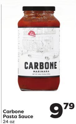 Weis Markets Carbone pasta sauce offer