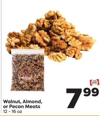 Weis Markets Walnut, almond, or pecan meats offer