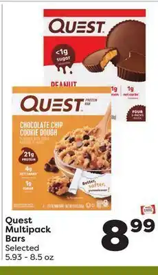 Weis Markets Quest multipack bars offer