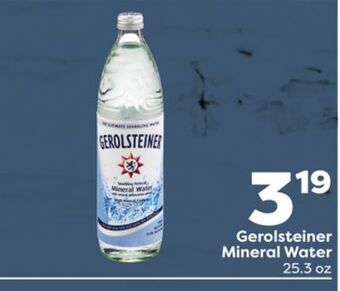 Weis Markets Gerolsteiner mineral water offer