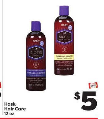 Weis Markets Hask hair care offer