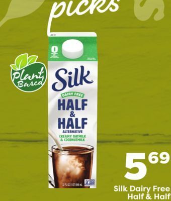 Weis Markets Silk dairy free half & half offer