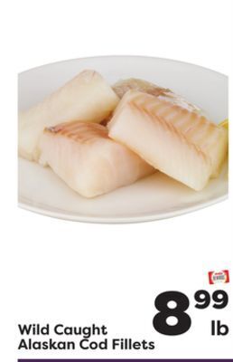 Weis Markets Wild caught alaskan cod fillets offer