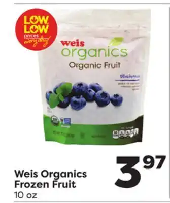 Weis Markets Weis organics frozen fruit offer