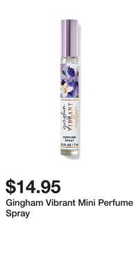 Bath & Body Works Gingham vibrant mini perfume spray offer