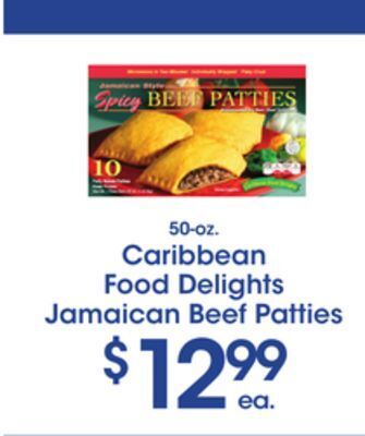Price Rite Caribbean food delights jamaican beef patties offer