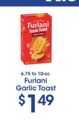 Price Rite Furlani garlic toast offer