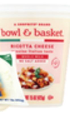 Price Rite Bowl & basket ricotta offer