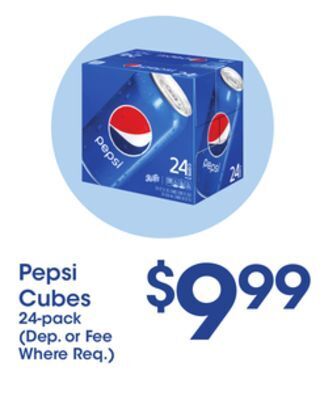 Price Rite Pepsi cubes offer