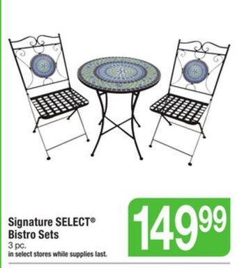 ACME Signature select® bistro sets offer