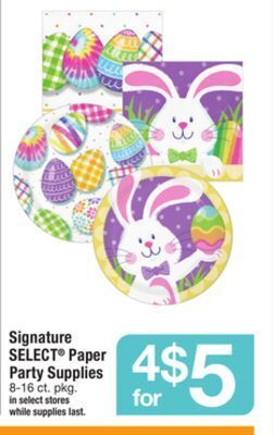ACME Signature select® paper party supplies offer