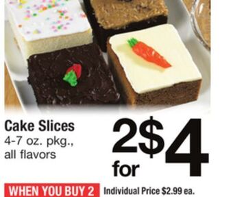 ACME Cake slices offer
