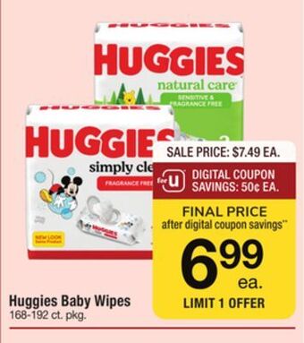 ACME Huggies baby wipes offer