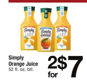 ACME Simply orange juice offer