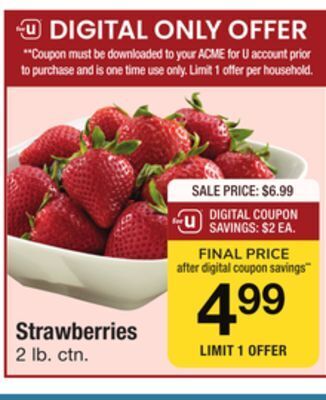 ACME Strawberries offer