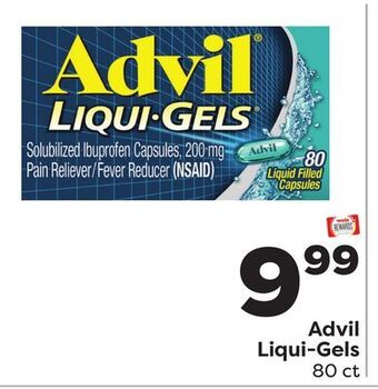 Weis Markets Advil liqui-gels offer