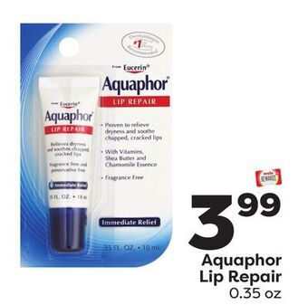 Weis Markets Aquaphor lip repair offer