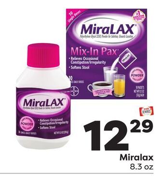 Weis Markets Miralax offer