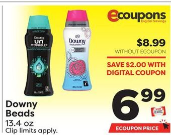Weis Markets Downy beads offer