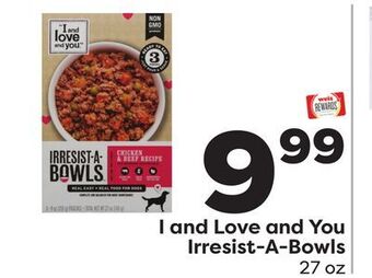 Weis Markets I and love and you irresist-a-bowls offer