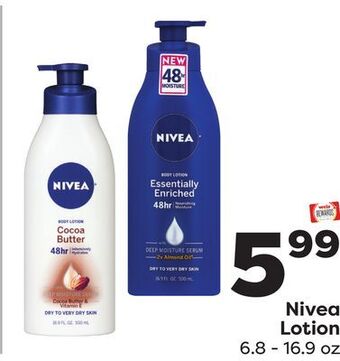Weis Markets Nivea lotion offer