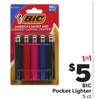 Weis Markets Bic pocket lighter offer