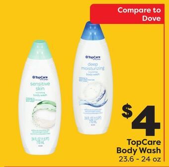 Weis Markets Topcare body wash offer