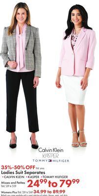 Boscov's Ladies suit separates offer