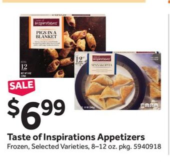 Stop&Shop Taste of inspirations appetizers offer