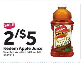 Stop&Shop Kedem apple juice offer